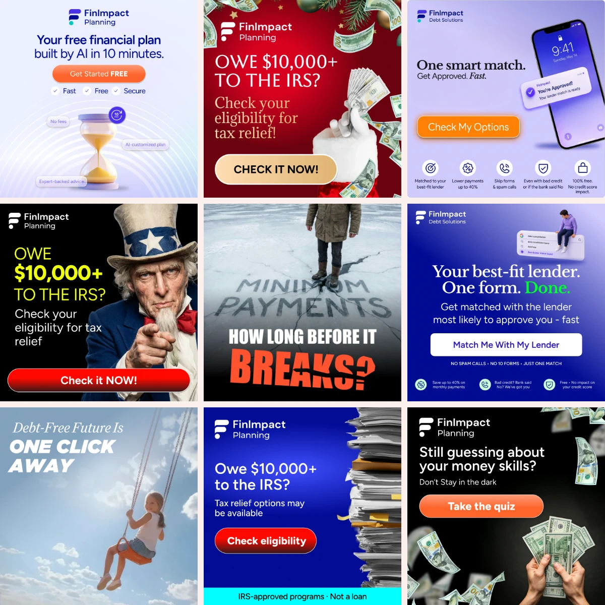 FinImpact social posts